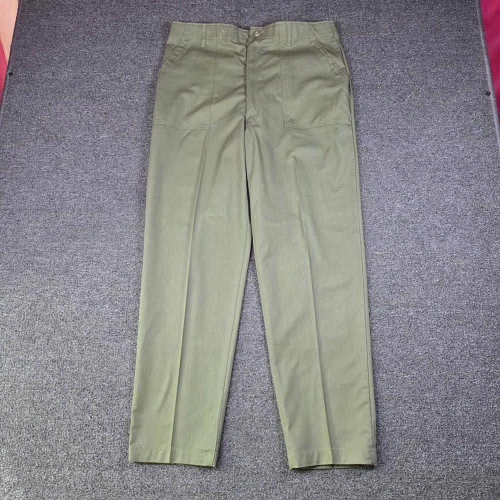 Vintage 80s OG-507 Military Utility Trousers Pants Green Mens 40x33 (Fits 38x33)